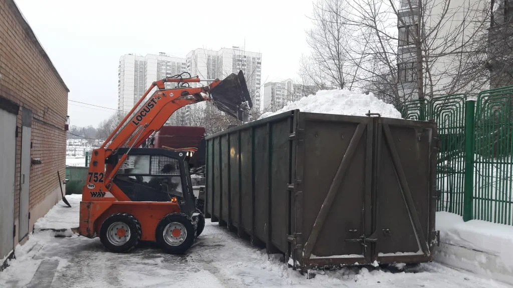 Вывоз снега контейнерами в Ахтубинске — цена от 3314 руб., заказать контейнер для снега в ПроМусор